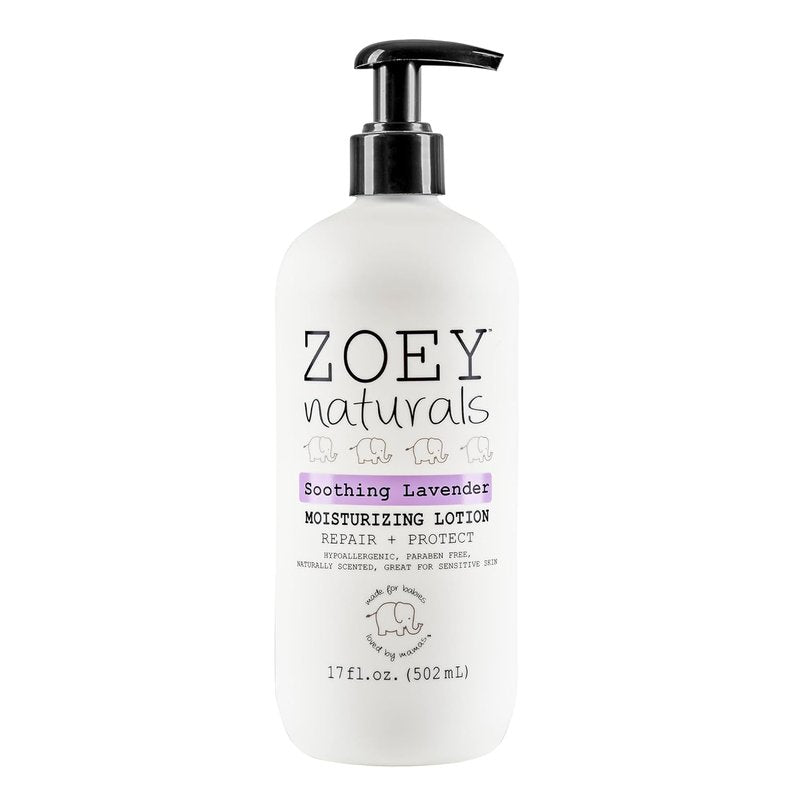 Zoey Naturals Lavender Moisturizing Lotion for Babies - Hypoallergenic & Gentle Formula - 17 fl oz