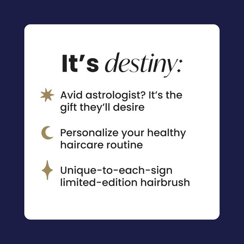 Tangle Teezer Zodiac Ultimate Detangler Hairbrush - Eliminates Knots & Reduces Breakage | Capricorn