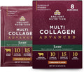 Ancient Nutrition Hydrolyzed Collagen Peptides Powder - Lean Protein with Probiotics & Vitamin C, Cinnamon Flavor, 8 Packets