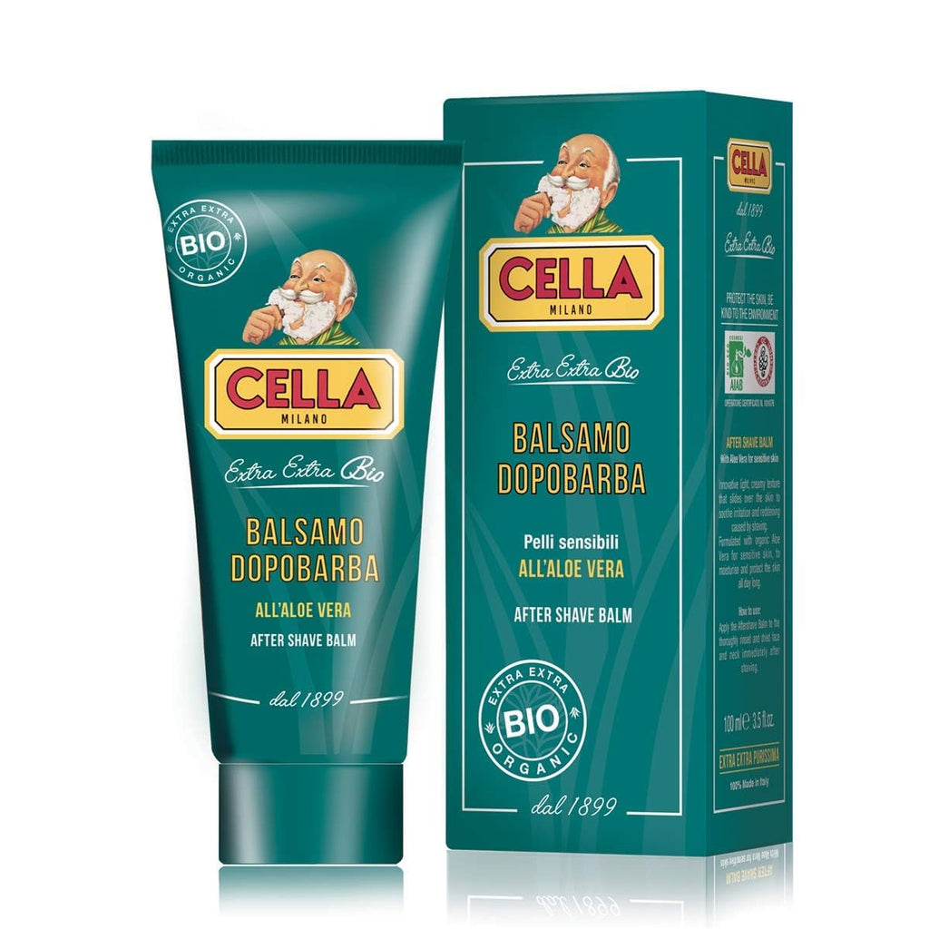 Cella Milano Aftershave Balm – Soothing & Hydrating Post-shave Formula for All Skin Types, Enriched with Aloe Vera, 100 ml – Irrestistible Pink Pepper & Precious Woods Scent, Made in Italy