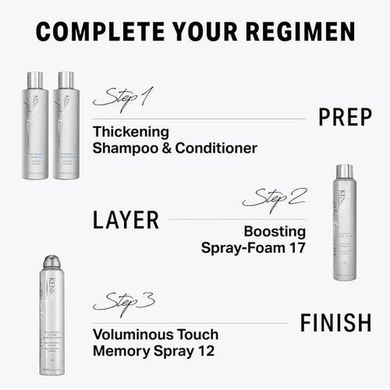 Kenra Platinum Boosting Spray Foam 17 - Volumizing Styling Spray for Full, Luscious Hair