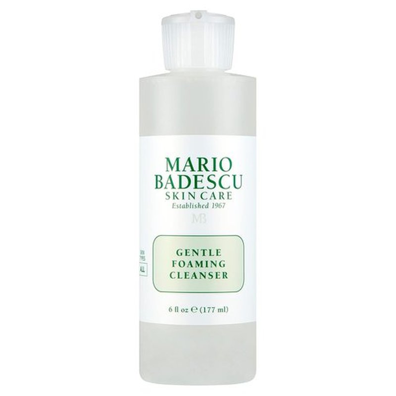 Mario Badescu Gentle Foaming Facial Cleanser - Deep Cleansing & Hydrating Face Wash 6 oz