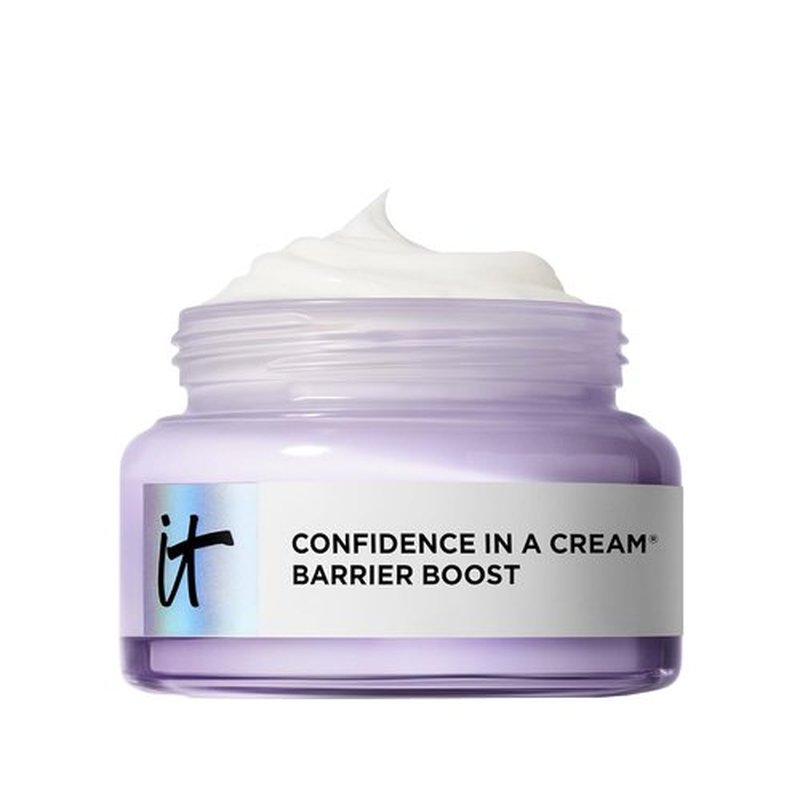 IT Cosmetics Confidence in a Cream - Daily Face Moisturizer for Skin Barrier Repair | 100HR Hydration, Fragrance-Free