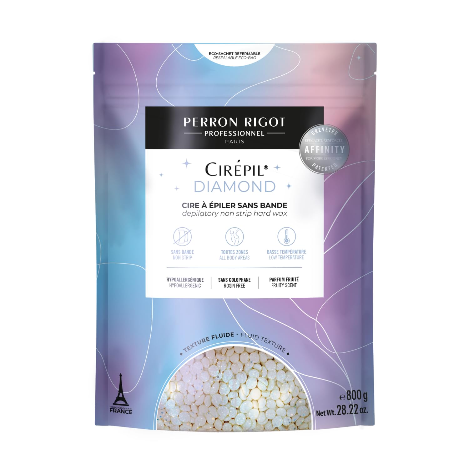 Cirepil DIAMOND Stripless Hard Wax Beads Bag 28.22oz / 800g