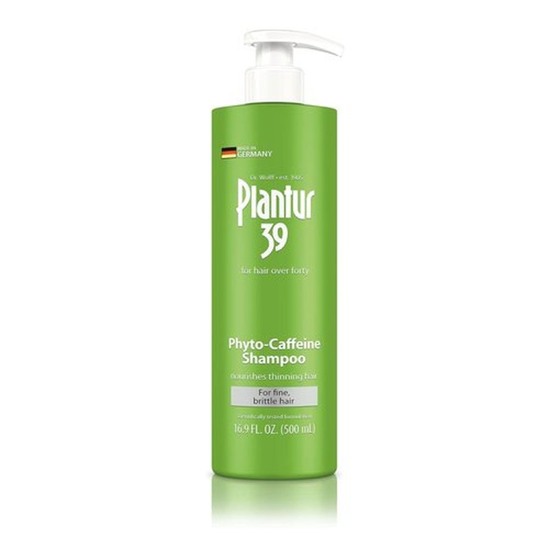 Plantur 39 Fine & Brittle Hair Shampoo - Phyto-Caffeine Formula for Women's Thinning Hair | 16.9 fl oz