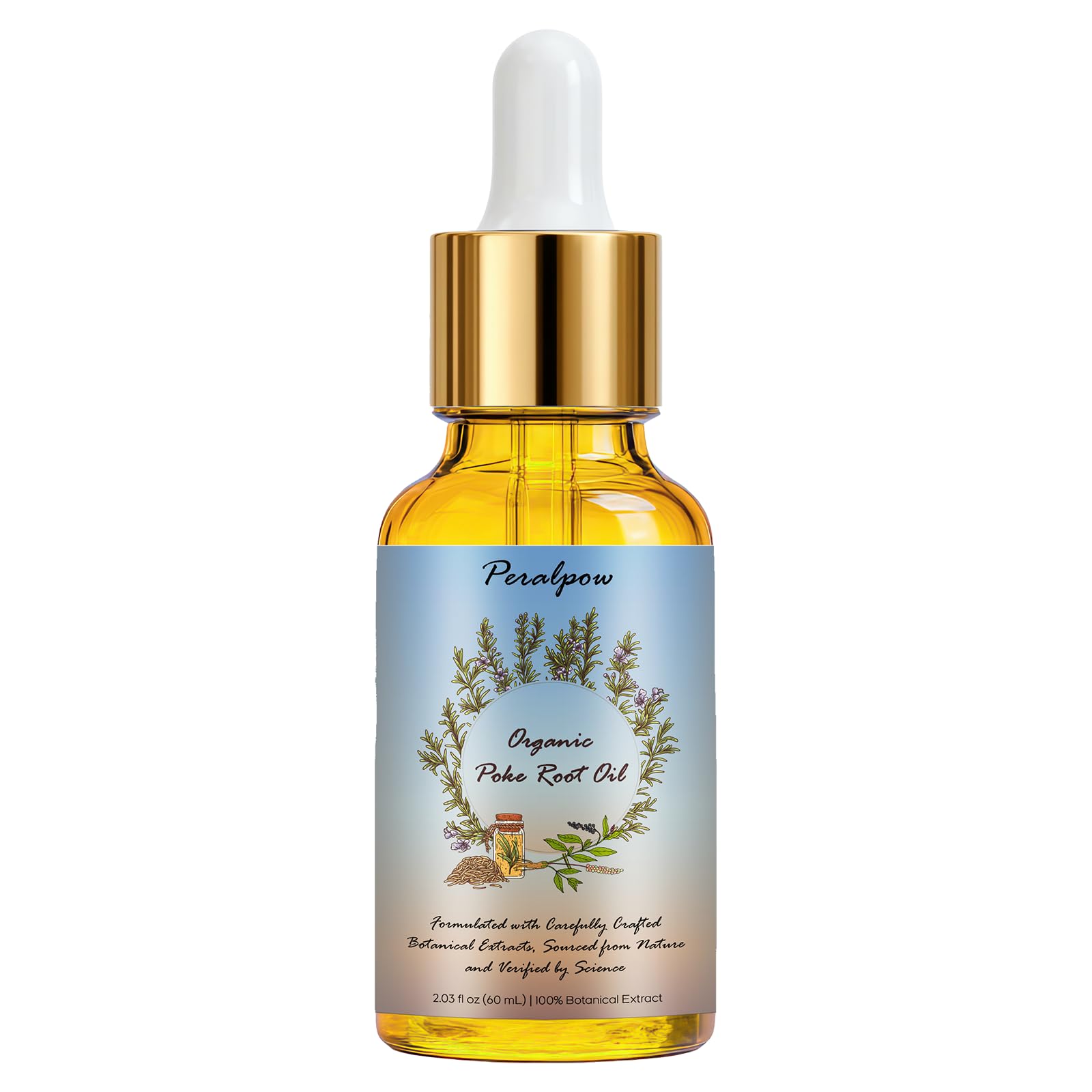 Organic Poke Root Infused Castor Oil | Deep Tissue & Lymphatic System Support | Natural Aid for Cysts, Fibroids, Muscle & Joint Comfort | 2.03 fl oz