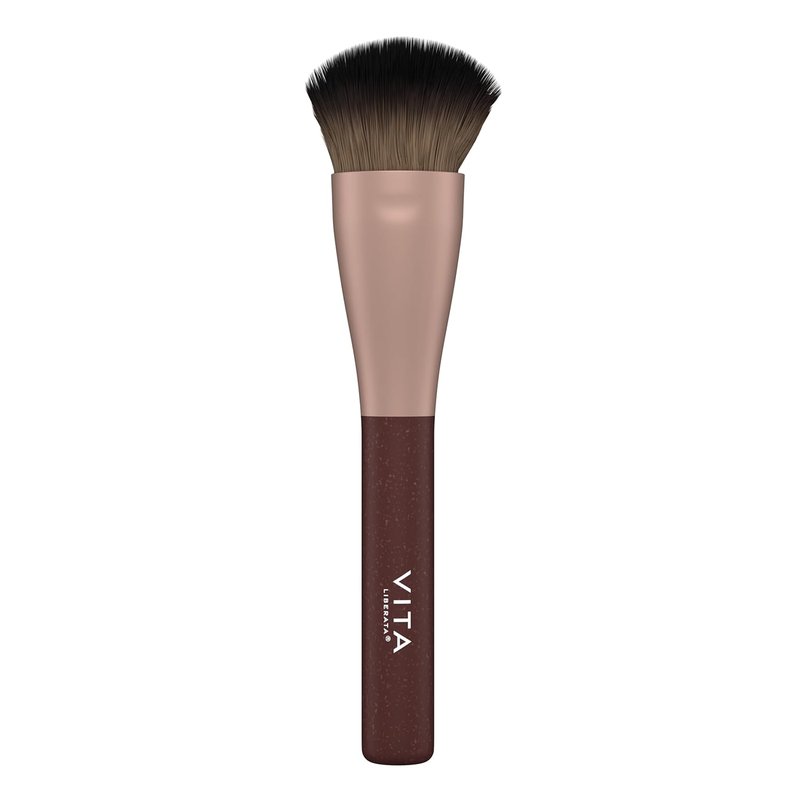VITA LIBERATA Self Tanner Face Brush - Streak-Free Application for Self Tanner & Makeup | Reusable & Vegan