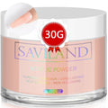 Saviland Nude Acrylic Powder - 1oz Professional Color Acrylic Nail Powder for Acrylic Nails Extension, 3D Nail Art Acrylic Polymer Powder, No Need Nail Lamp