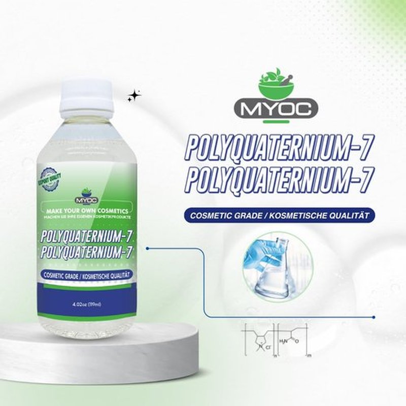 MYOC Polyquaternium-7 (119 ml / 4.02 fl oz) - Cosmetic Grade Conditioning Polymer for Shampoos Conditioners Serums & DIY Haircare Formulations
