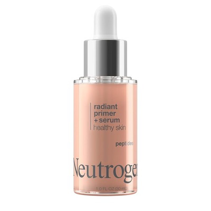 Neutrogena Healthy Skin Radiant Booster Primer - Skin-Evening Serum with Peptides & Pearl Pigments | 1.0 fl. oz