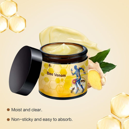 2PCS Bee Venom Cream, Professional Bee Venom Cream, Bee Venom Gel for Back, Neck, Hands, Knee, Feet