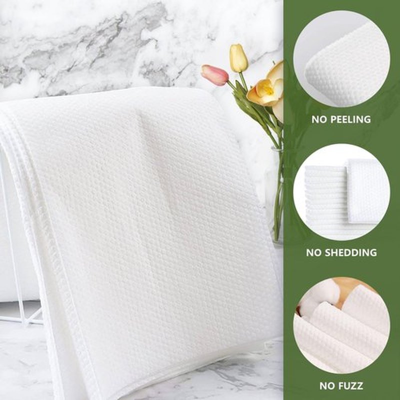 rngwaper Disposable Hair Drying Towels, 50 Count Super Absorbent Large Luxury, Salon & Spa Camping Trips for Hair, Face, Body Use（16" x 31.5"）