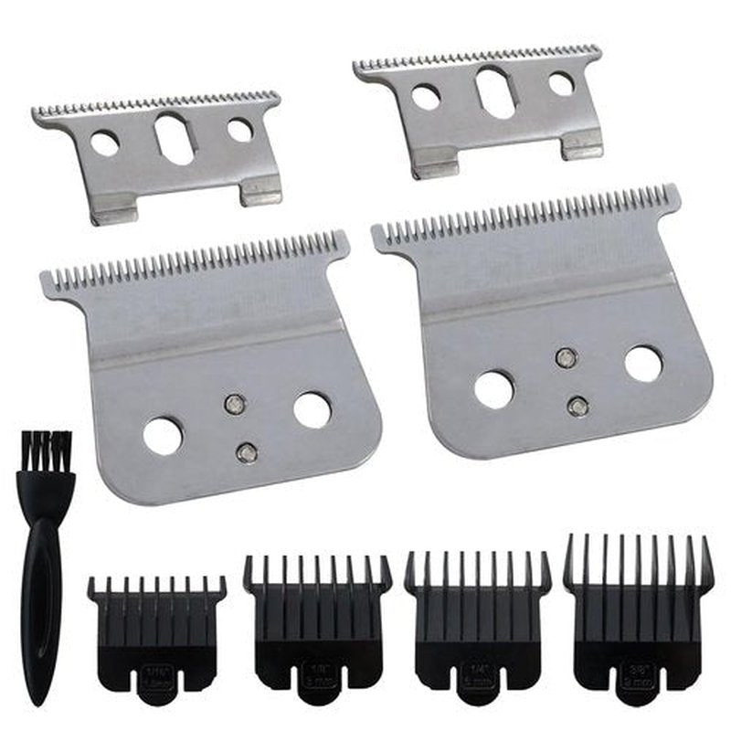 Andis | Durable Replacement T Liner Clipper Blades - Fits GTX, GTO, Blackouts & T Outliner | 2-Pack, Silver