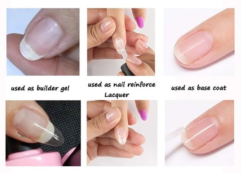 AIMEILI Hema Free Gel Nail Polish, Cruelty Free, Vegan, No Wipe Top Coat, No Wipe Matte Top Coat, Base Coat and Builder Base for Nails Gel Set