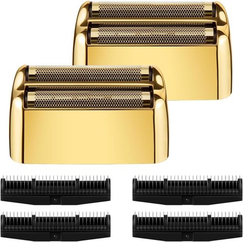 FXFS2 Foil Shaver Replacement Foil - Compatible with Babyliss FXFS2 | Gold Color, 2-Pack