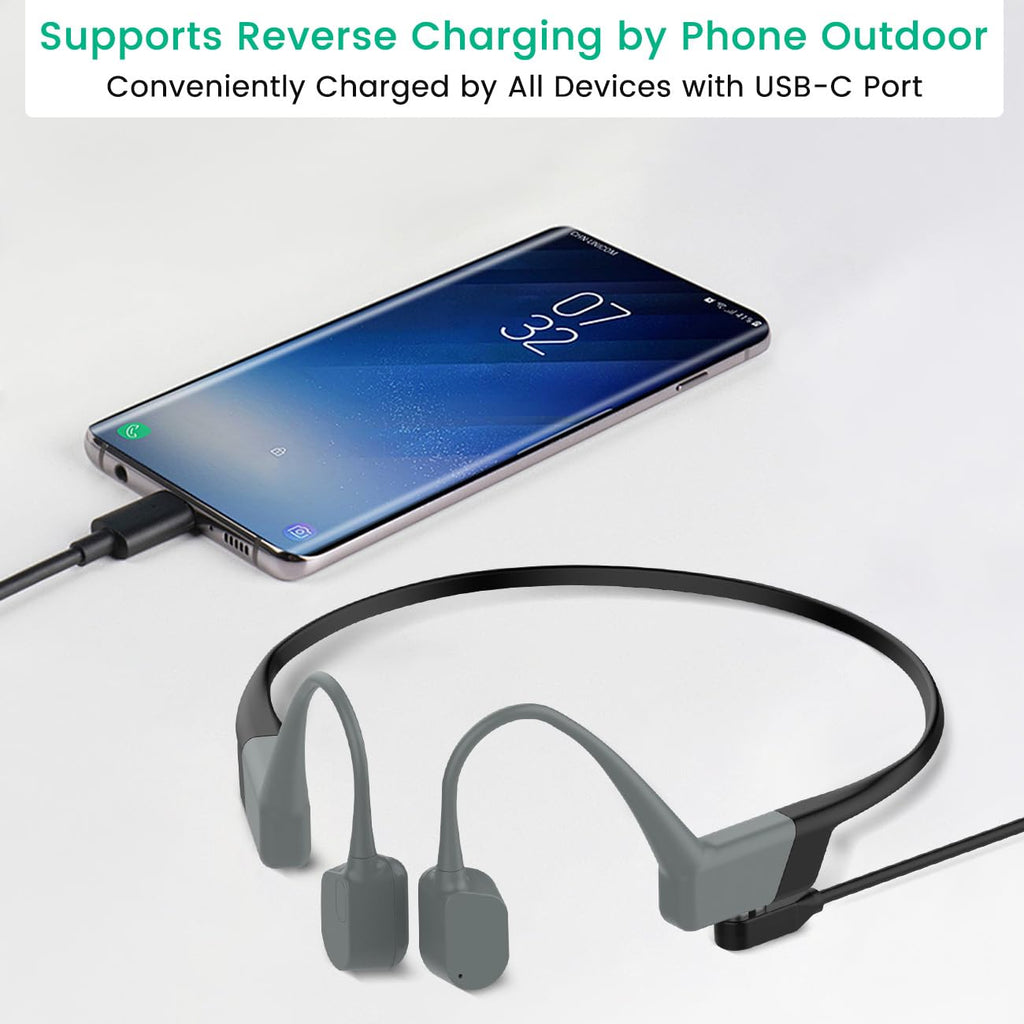 weishan 2-Pack Charging Cable for Aftershokz Aeropex AS800,Shokz OpenRun Pro,OpenRun,OpenRun Mini,OpenComm Bone Conduction Headphones - USB and USB C to Magnetic Charger Cords, 3.3ft