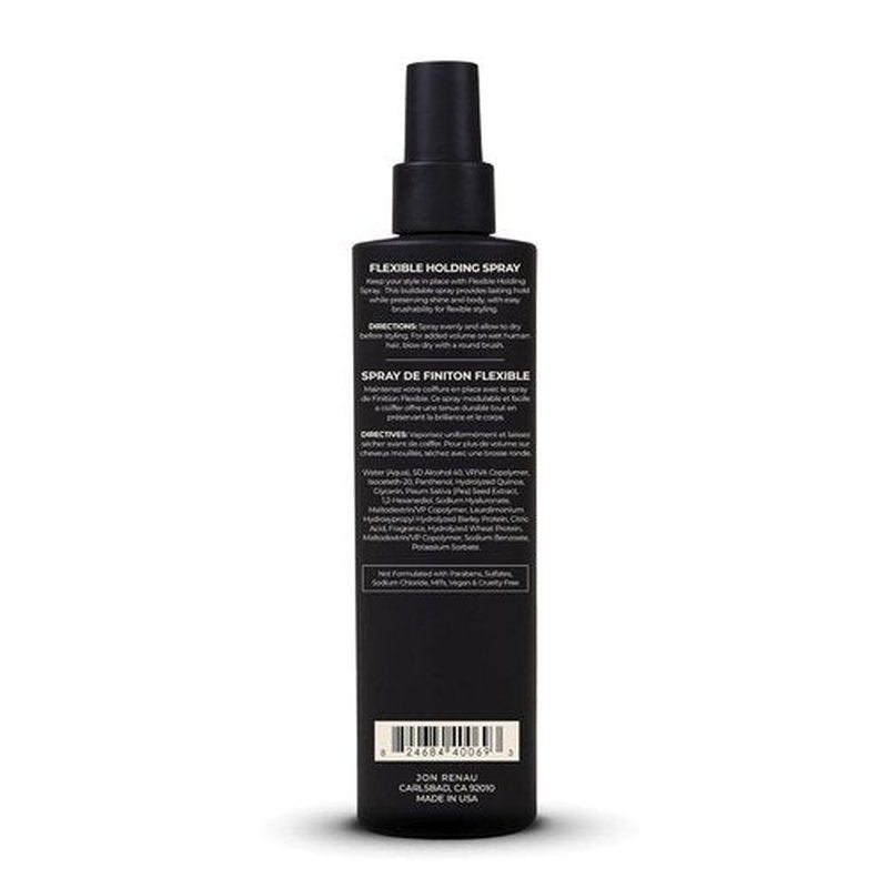 Jon Renau Flexible Holding Spray - Buildable Hold for Wigs | Paraben & Sulfate Free, 8.5 oz
