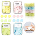 FERCAISH 400 Petal Soap Sheets, Portable and Dissolvable Soap Paper Sheets for Hand Washing and Cleaning, Perfect for Children and Adults on Outdoor Travel and Camping Hiking(4 Box Set)