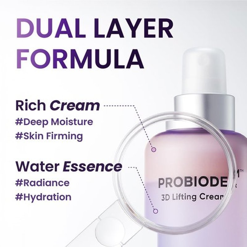 BIOHEAL BOH Probioderm™ 3D Lifting Cream Mist 3.38 fl oz (100 ml) | Face Moisturizers, Hydrating Glowing Serum Spray, Moisturizing & Elasticity-Enhancing Facial Mist for Face, Neck & Décolleté