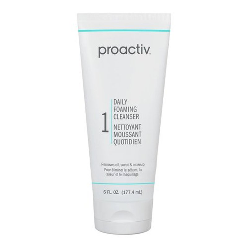 Proactiv Daily Foaming Cleanser for Acne-Prone Skin, Oil & Makeup Remover, Brightening Face Wash, Paraben-Free, Targets Post-Acne Dark Marks, 6 Fl Oz