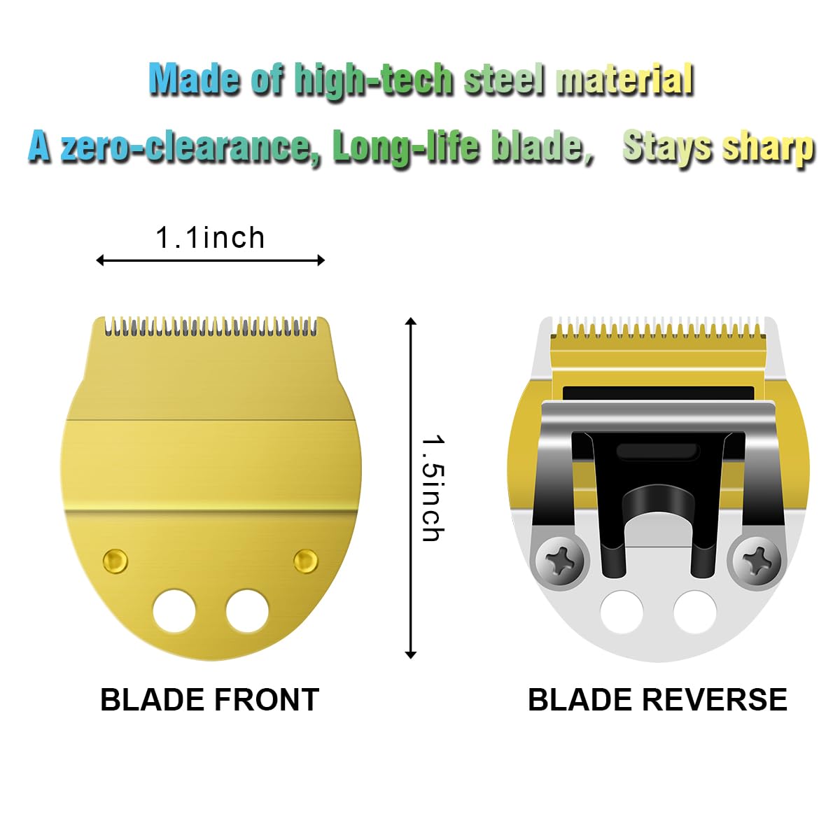 Replacement Narrow Blade Compatible with oster Finisher Trimmer Model 59