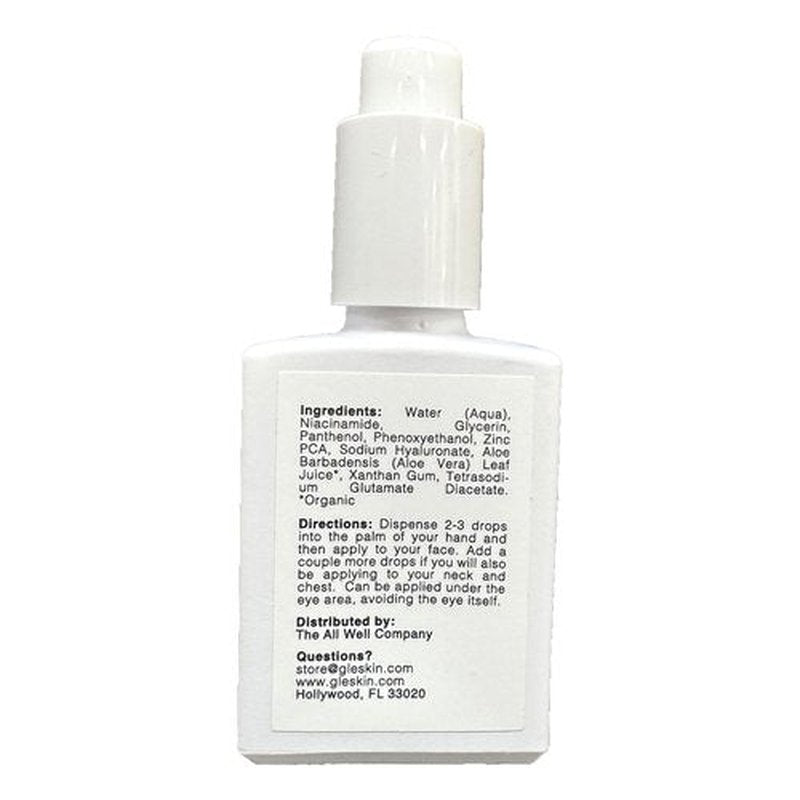 Gle Skin 10% Niacinamide Facial Serum with Vitamin B5 – Advanced Pore Minimizer & Skin Texture Refiner – Brightening Face Serum for Uneven Tone, Oil Control & Hydrating Barrier Support – 1 fl oz