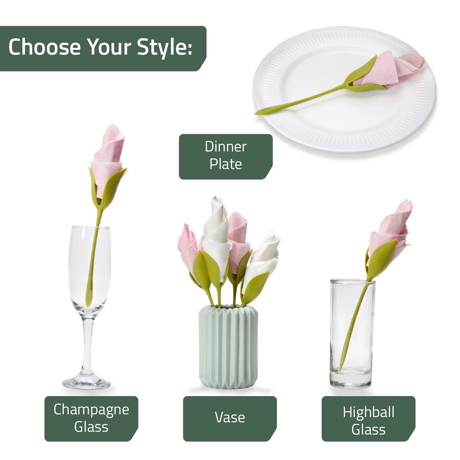Bloom Flower Napkin Holders