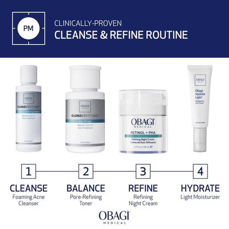 Obagi CLENZIderm M.D. Acne Cleanser - Daily Foaming Treatment with 2% Salicylic Acid (BHA)