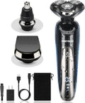 Skiennix Electric Razor for Men - Waterproof Rechargeable Shaver with Nose & Sideburn Trimmer