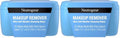 Neutrogena Makeup Remover Wipes, 25 ct, Pack of 2 | 100% Plant-Based Cloth | Gentle | Soap & Alcohol-Free | Removes Waterproof Mascara