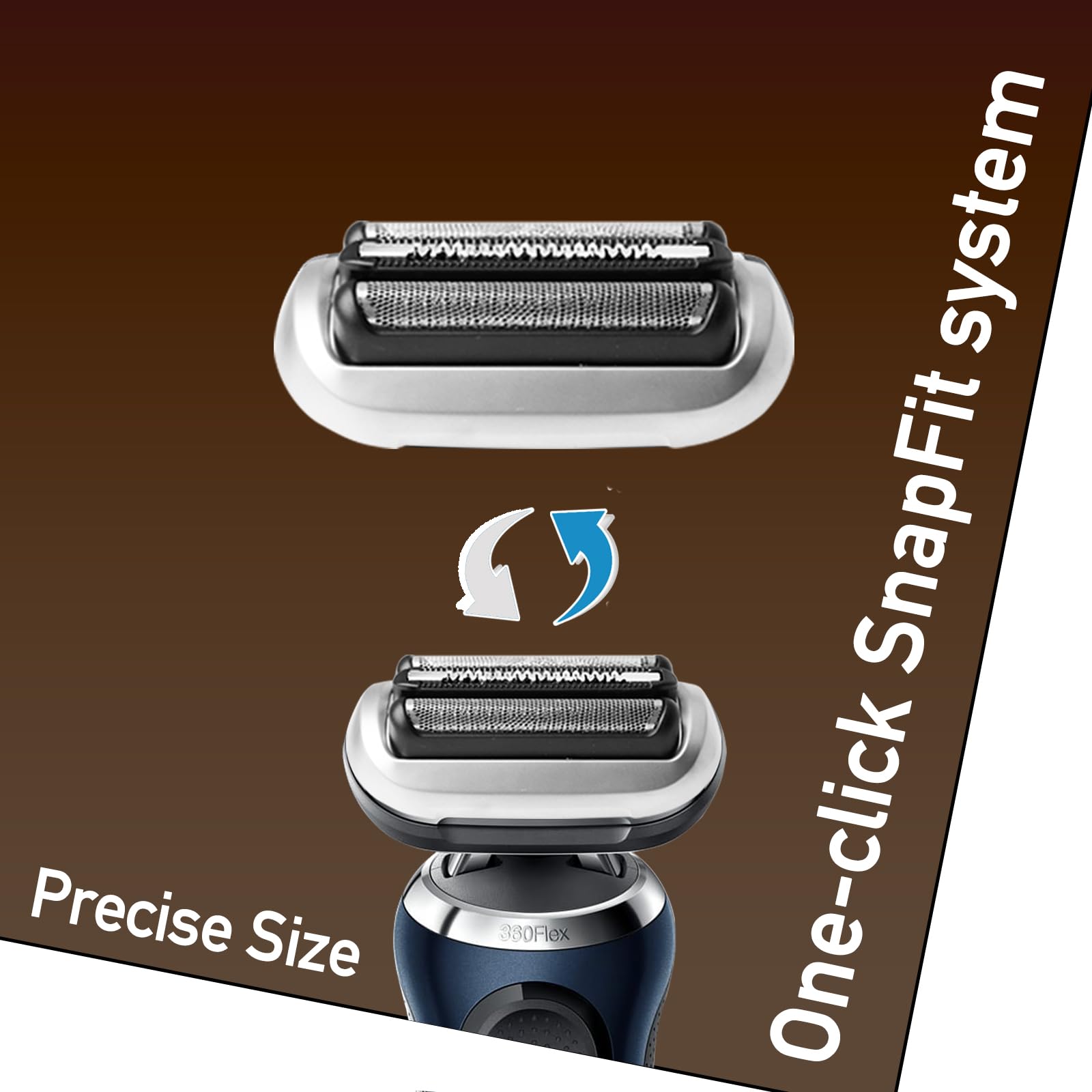 FRASAM 74S Replacement Head for Series 7 Shavers, Compatible with New Generation S7 7020s, 7025s, 7027cs, 7071cc, 7075cc, 7085cc, etc.