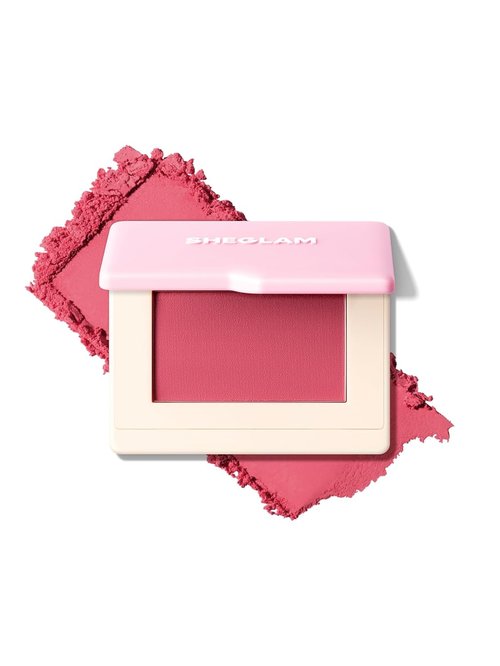 **SHEGLAM Dream Touch Blush - Lightweight, Smooth, Blendable Powder Blush in Love Cake**