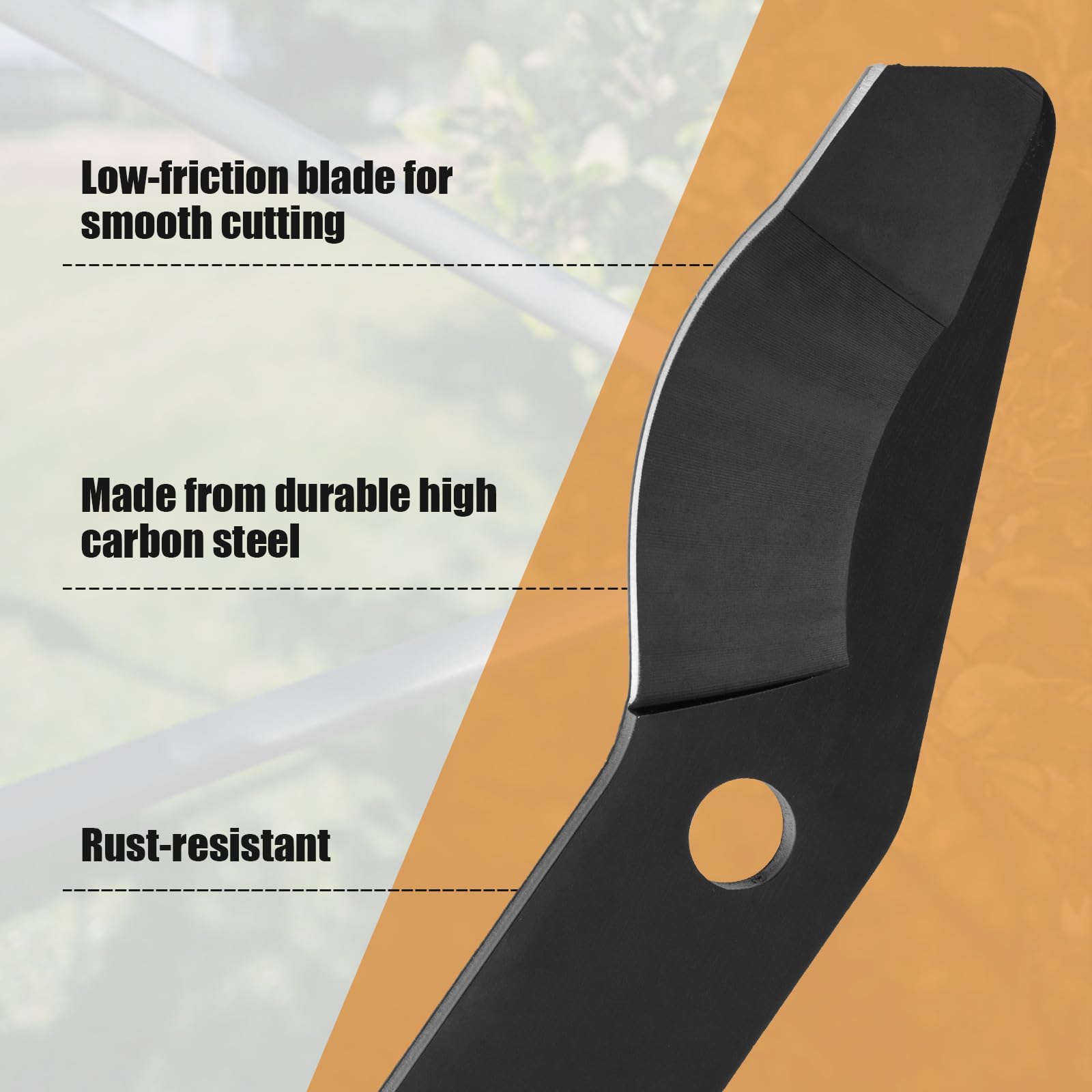 2 PC Steel Lopper Blades Replacement for Fiskars PowerGear 25"/31" & PowerGear 2 27"/32", Coated for Gardening Tools