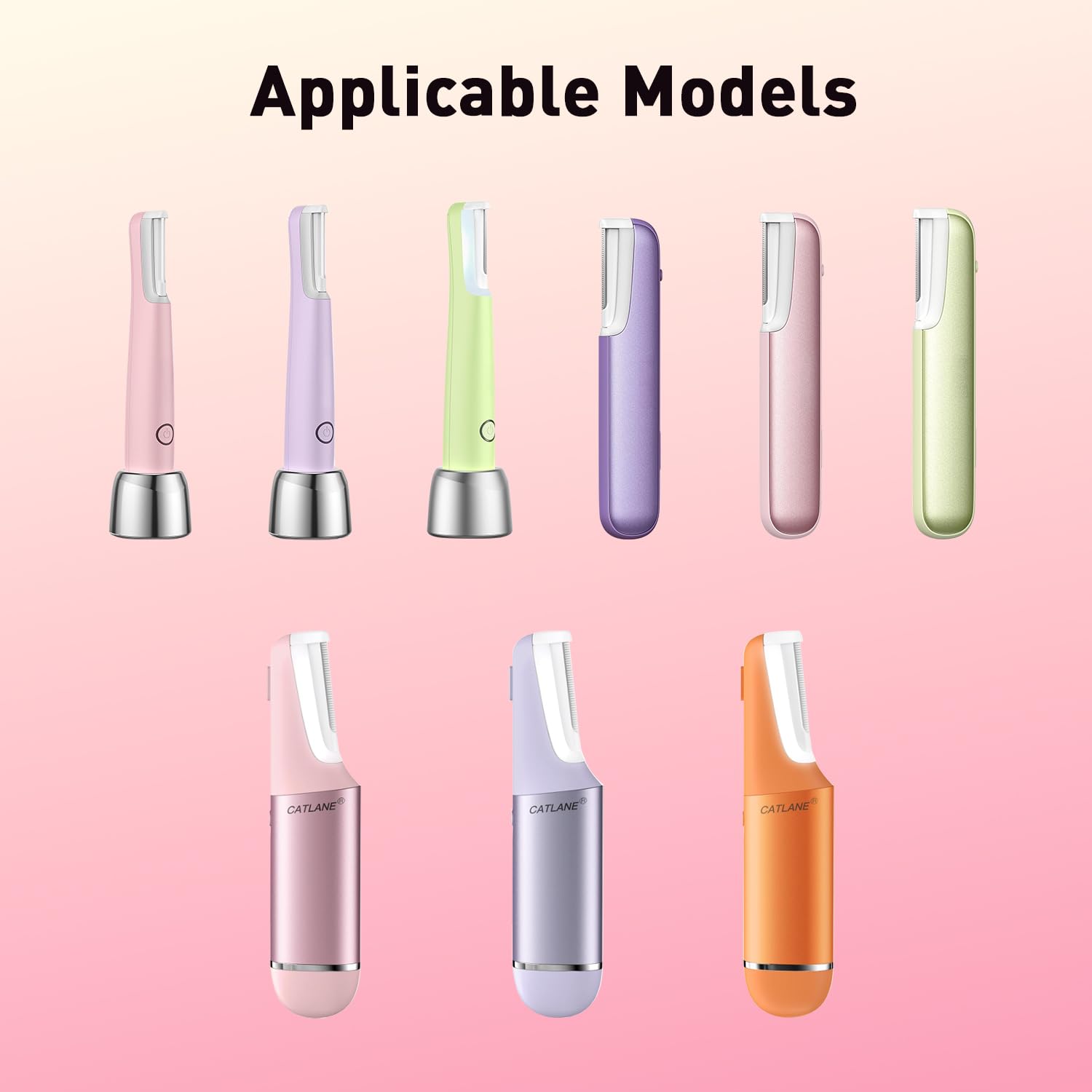 CATLANE Beauty, Dermaplaning Blade Refills, 10 Dermaplaning Blades Compatible with Catlane, Galtxen, WLU, and BNU Dermaplane Razor, Device Not Included
