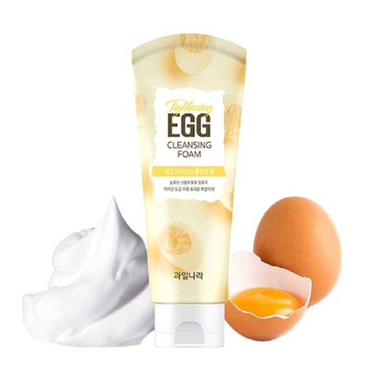 GASHINA STORY Egg Tightening Cleansing Foam (Renewal), Pore Tightener and Minimizer 130g/4.58oz Kwailnara (Pack of 1)