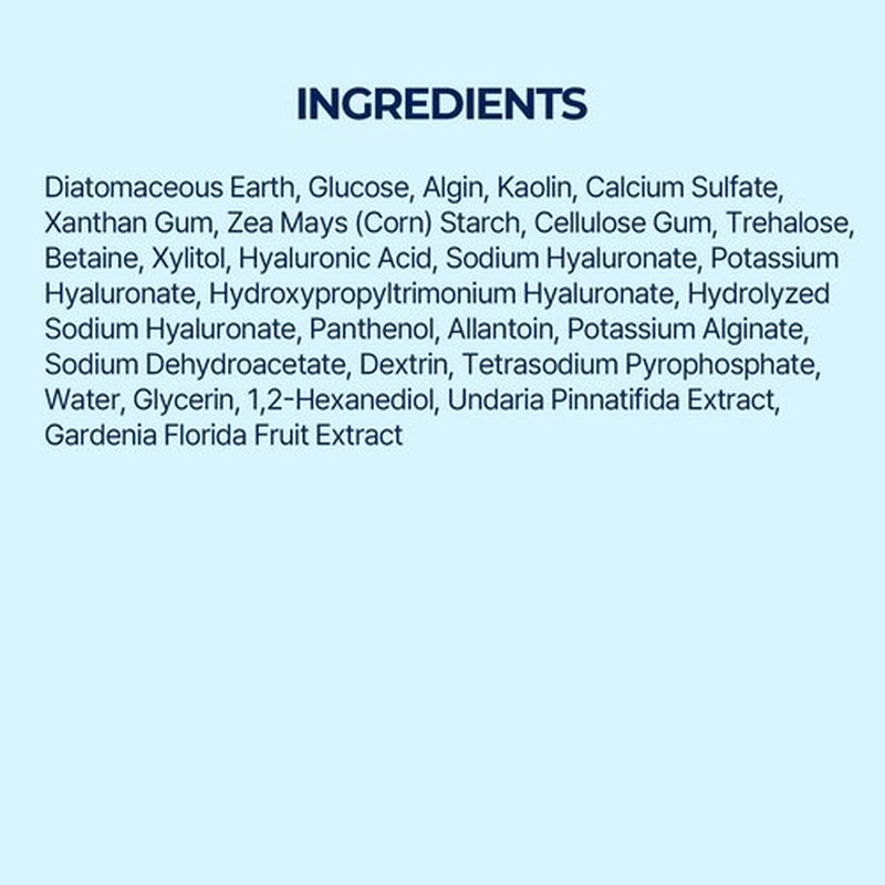 Torriden DIVE IN Modeling Mask (pack of 5) | Intensive Hydration and Cooling | 5D Hyaluronic Acid Complex, Glucose & Algin, Kaolin