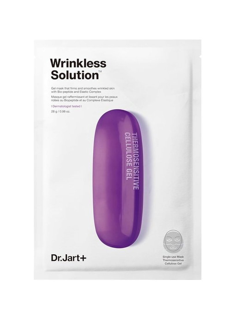 Dr.Jart+ Dermask Intra Jet Wrinkless Solution | Hydrating Korean Face Mask with Glycerin | Travel Size, 1 Pack