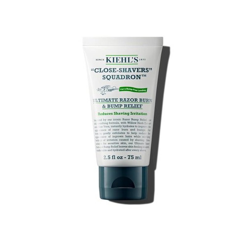 Kiehl's Ultimate Razor Burn Relief - Nourishing Men's After Shave Cream with Aloe Vera & Vitamin E | 2.5 fl oz