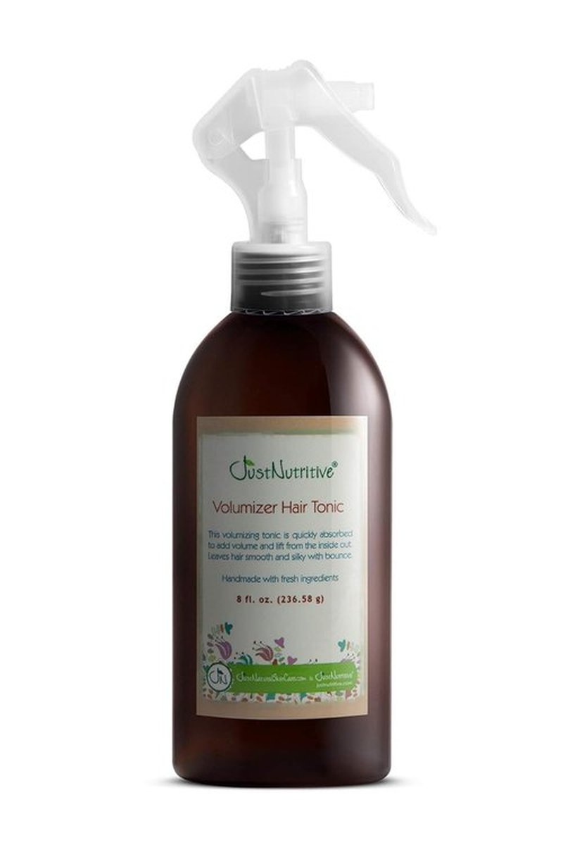 Just Nutritive Volumizer Hair Tonic - Instant Volume & Lift | Lightweight Natural Root Lifter | 8 Fl Oz
