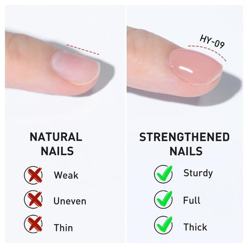 beautilux Builder Base Gel Nail Polish, 5 in 1 HEMA-FREE 6 Colors Builder Nail Gel for Nails Extension Nail Strengthener Soak Off UV Gel Polish, 6 Pcs*7ml