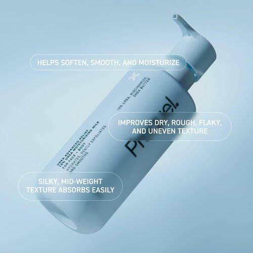 Prequel Skin Urea 10% Moisturizing Lotion for Face & Body, Unscented, Hydrating Cream for Extremely Dry & Sensitive Skin, 6.75 fl oz, Pack of 2