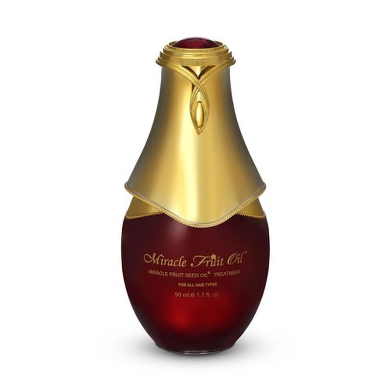 Miracle Fruit Seed Hair Oil - 50ml Treatment for All Types - Ultra Shiny, Strong Oil for Dry Hair and Growth - Prevents Breakage and Hair Loss