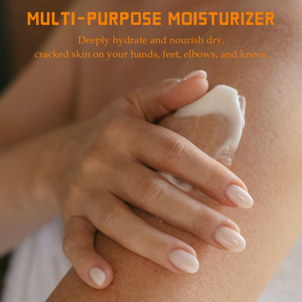 YOUNGYOUNGLOVE Fragrance Free 60% Urea Cream plus 2% Salicylic Acid, for Dry Cracked Hands Knees Feet Heels, Repair Unscented Foot Cream for Dead Skin, Lotion for Moisturizing and Softening 6.76 OZ