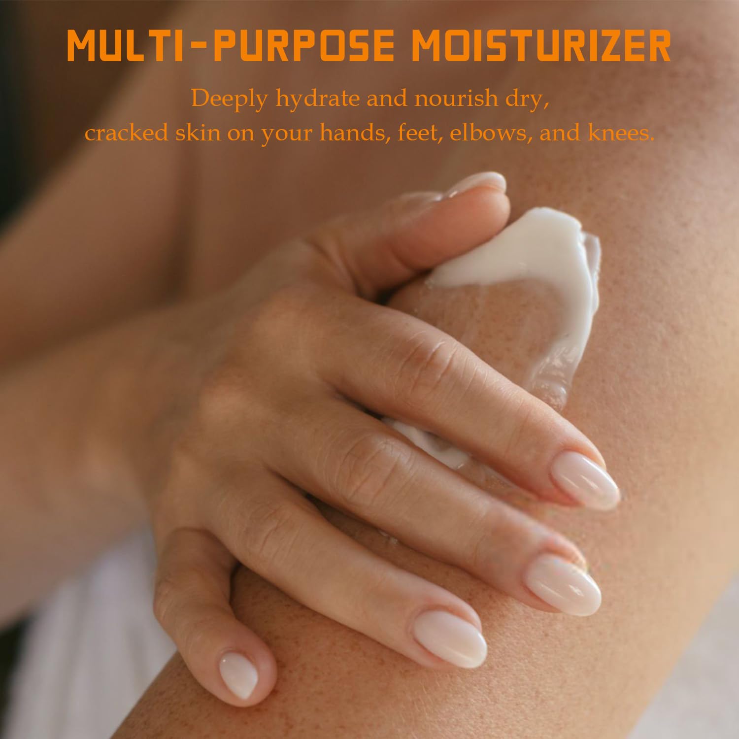 YOUNGYOUNGLOVE Fragrance Free 60% Urea Cream plus 2% Salicylic Acid, for Dry Cracked Hands Knees Feet Heels, Repair Unscented Foot Cream for Dead Skin, Lotion for Moisturizing and Softening 6.76 OZ