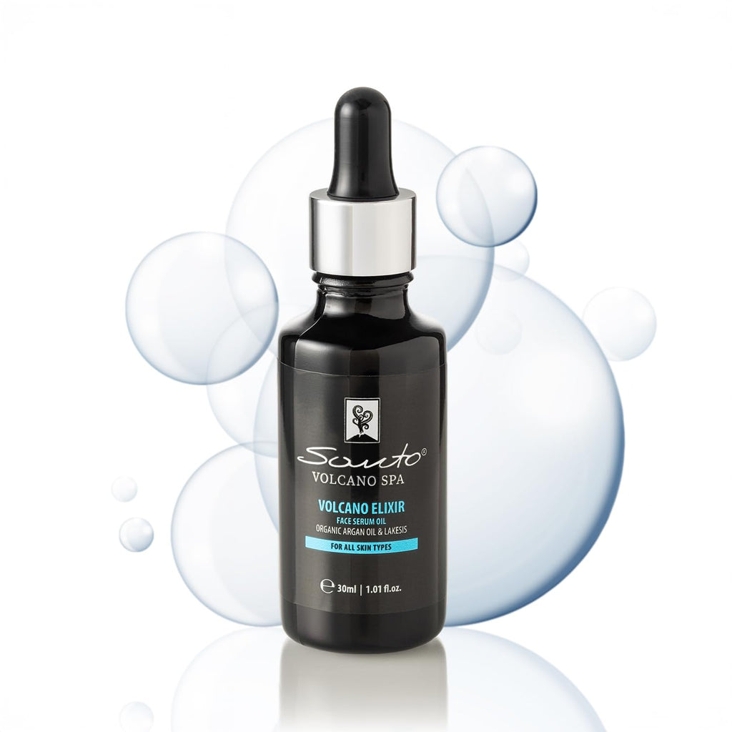 Volcano Elixir Face Serum Oil 30ml – Hydrating & Firming Facial Serum Oil with Lakesis (Mastic) – Face and Neck Anti Aging Facial Serum for Women