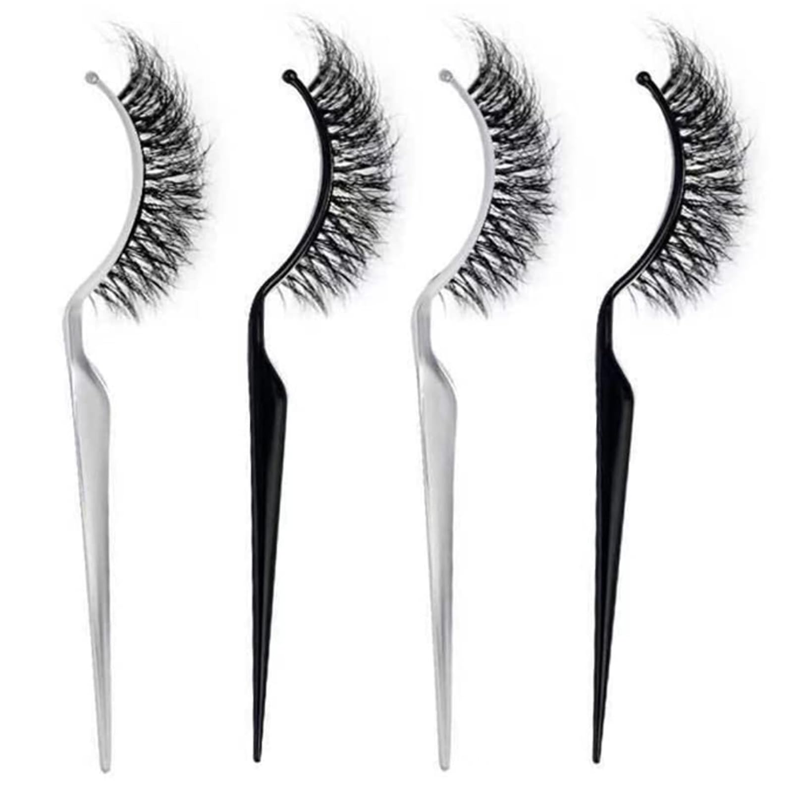 Lashes Display Rack, Clear Stand False Eyelashes Display Sticks Ergonomic 6pcs Sticks Washable Multifunctional for Beauty Salon