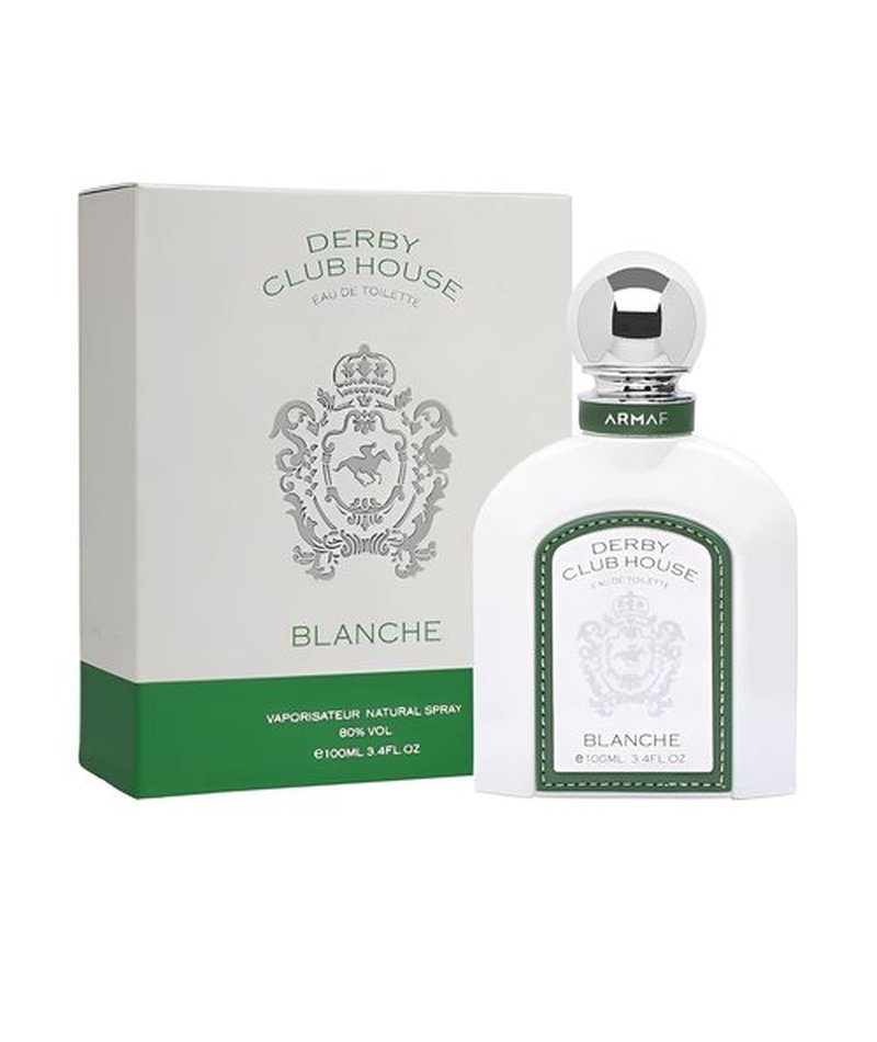 Armaf Derby Club House Blanche Eau de Toilette Spray - Fresh Fragrance for Men | 3.4 Ounce