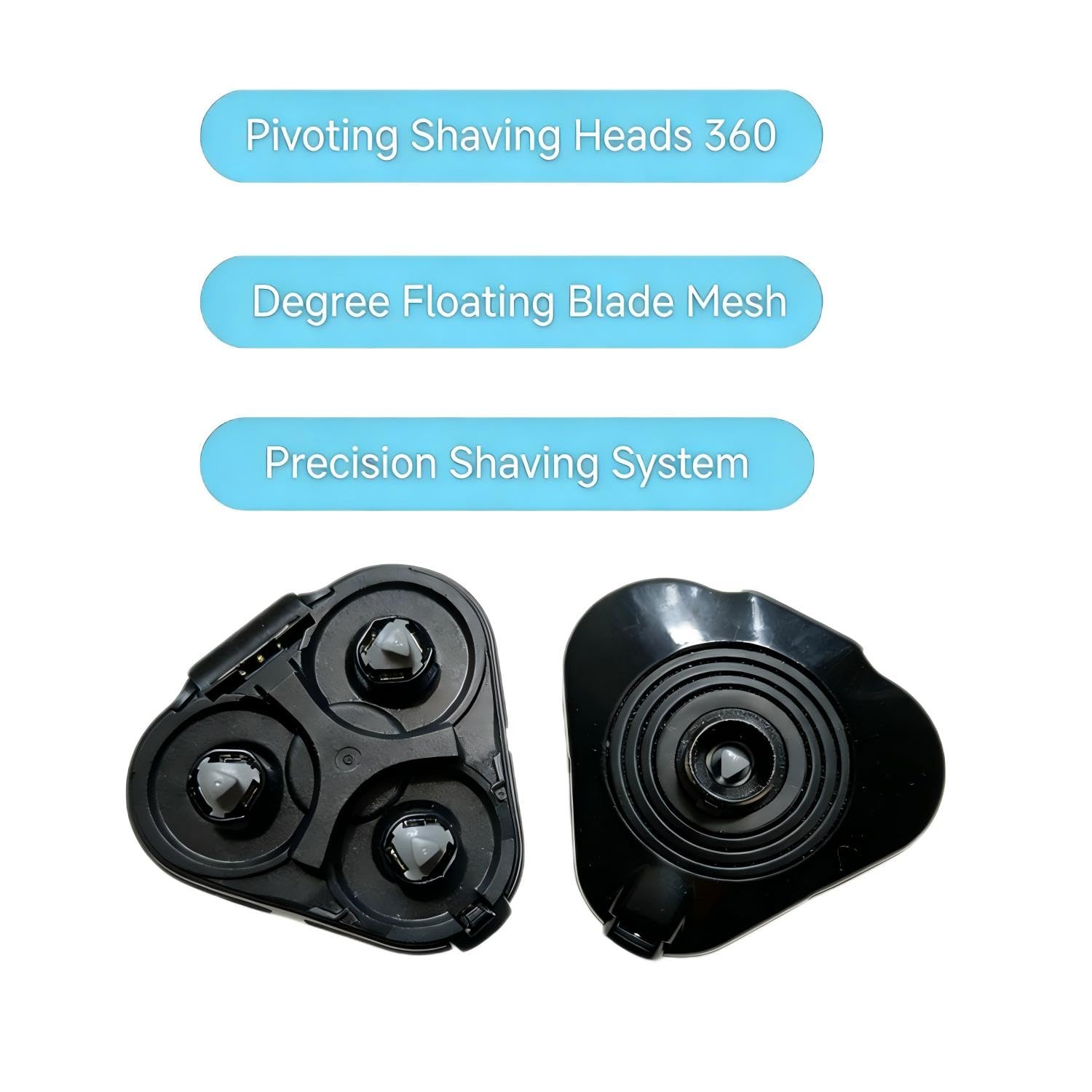 SH60 Replacement Shaver Heads Compatible with Philips Norelco 6000 Series