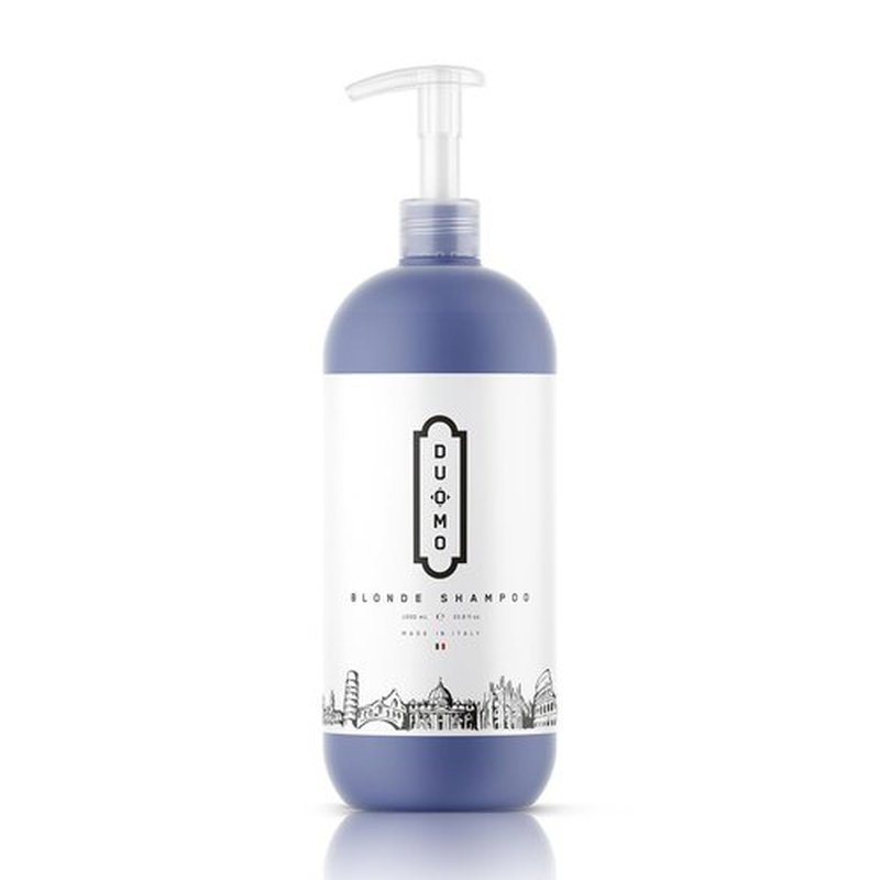 Duomo Blonde Purple Shampoo - 1L Back Bar for Brightening and Toning Blonde Hair