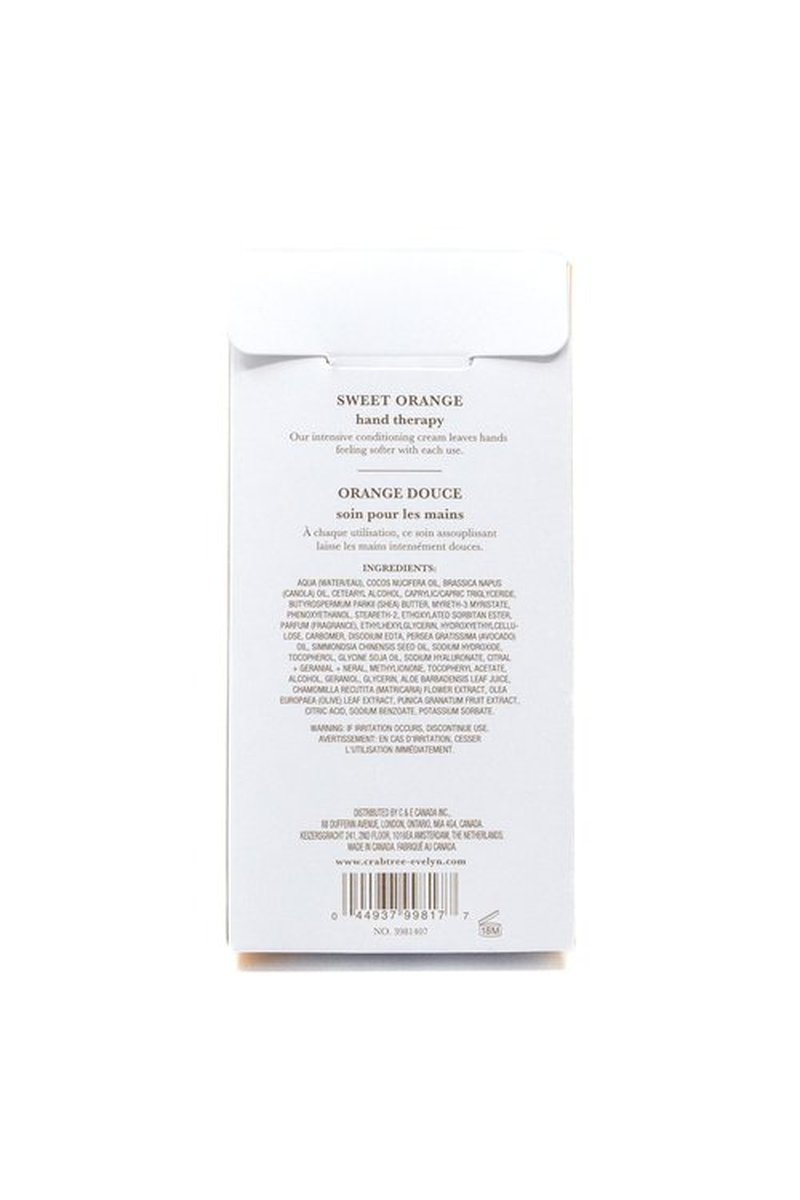 Crabtree & Evelyn Sweet Orange Hand Therapy – 3.5 fl oz/ 100ml